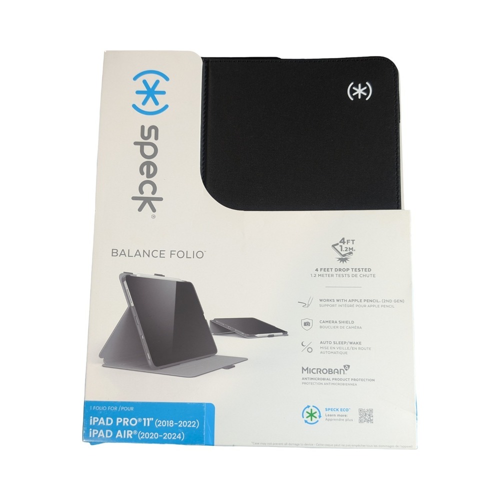 BbN Speck Balance Folio iPad Pro 11"‎ (2018-2022) & iPad Air (2020-2024) Black